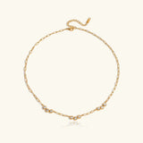 Fortune Diamond Clover Halskjede
