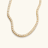 Isolde diamant tennis halskjede