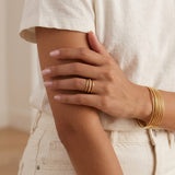 Shannon gull bangle-sett