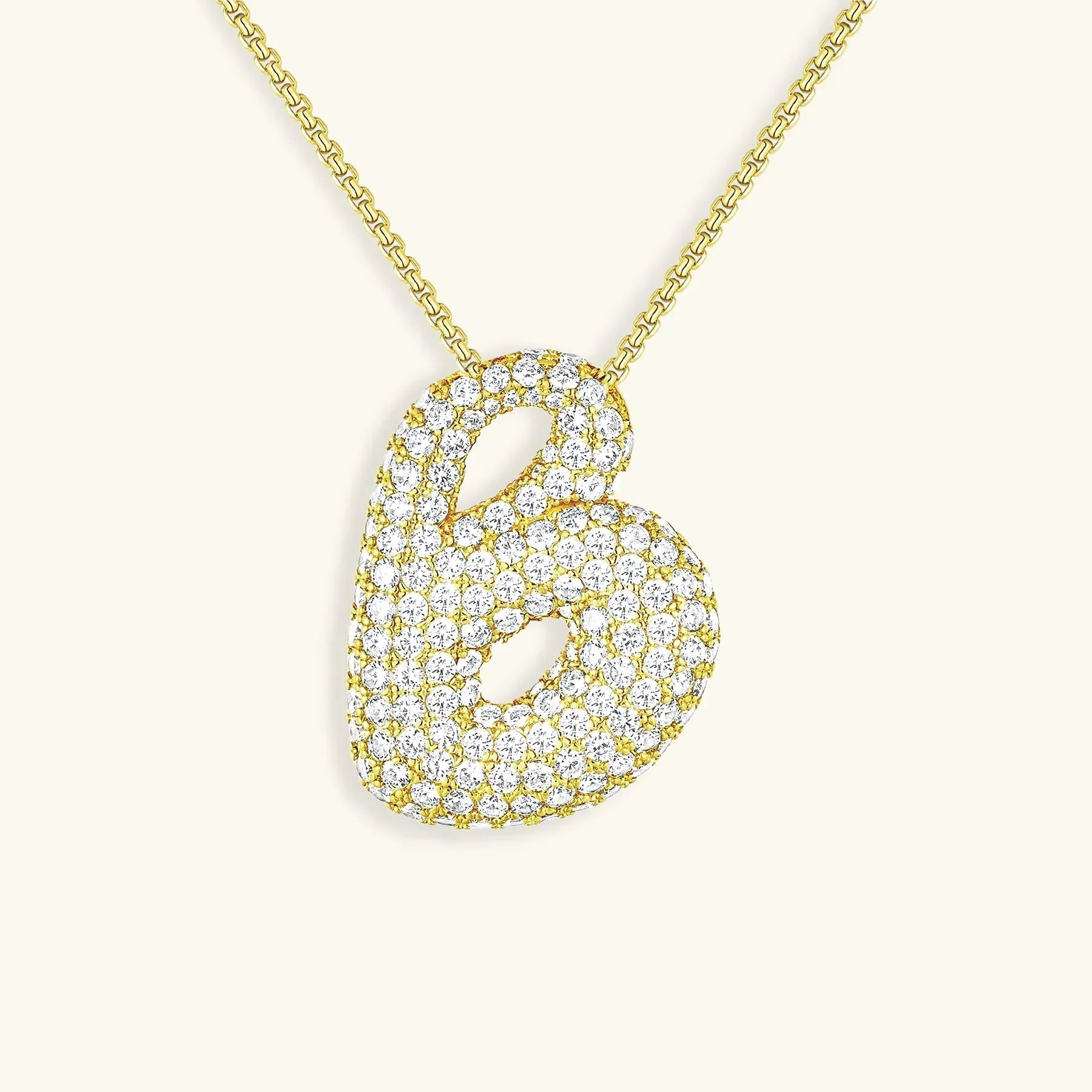 Boble initial diamantkjede