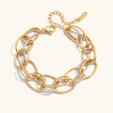 Ramona tofarget multilink armbånd