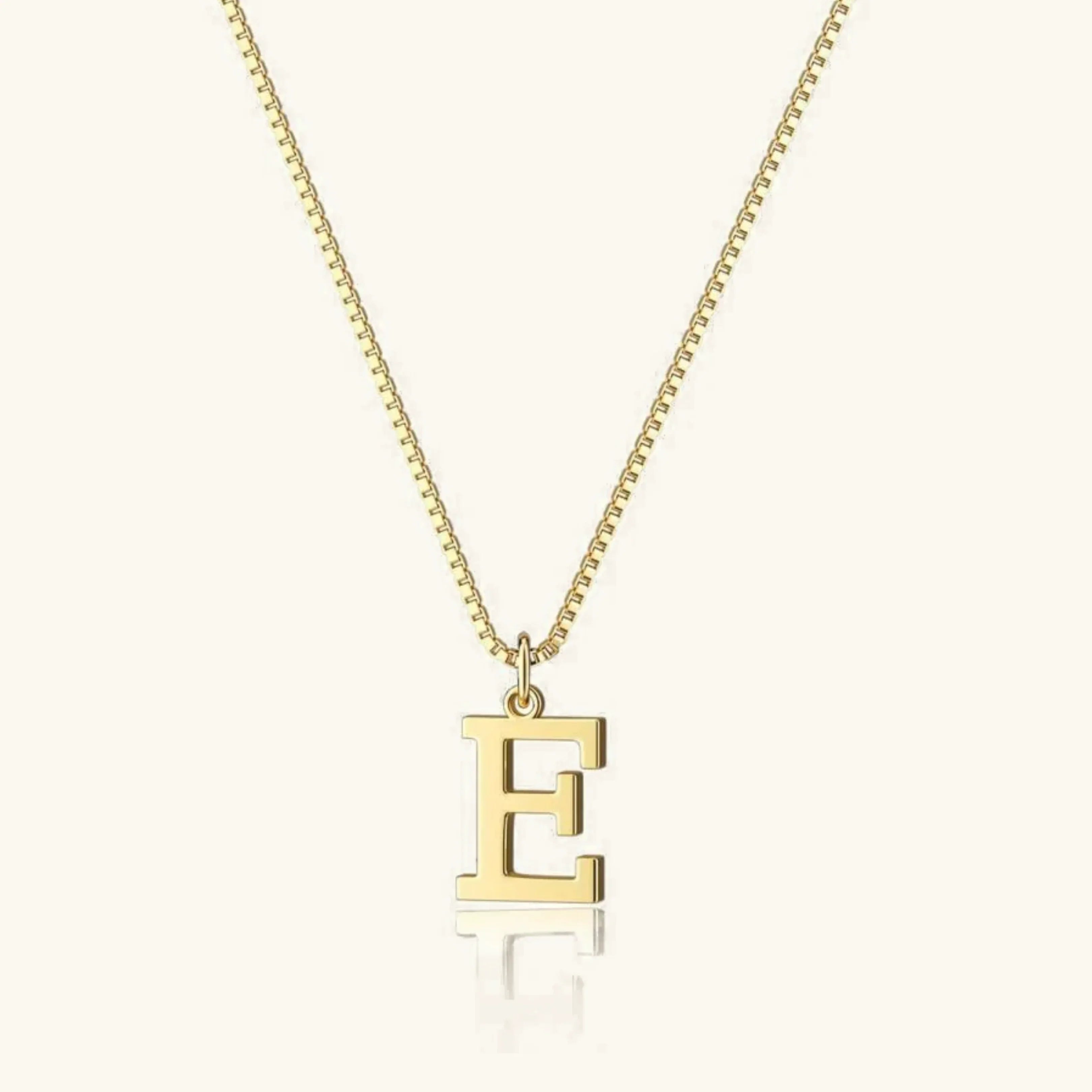 Therese Bokstav-Initial Gullhalskjede