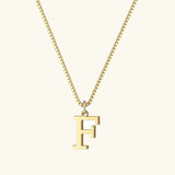 Therese Bokstav-Initial Gullhalskjede