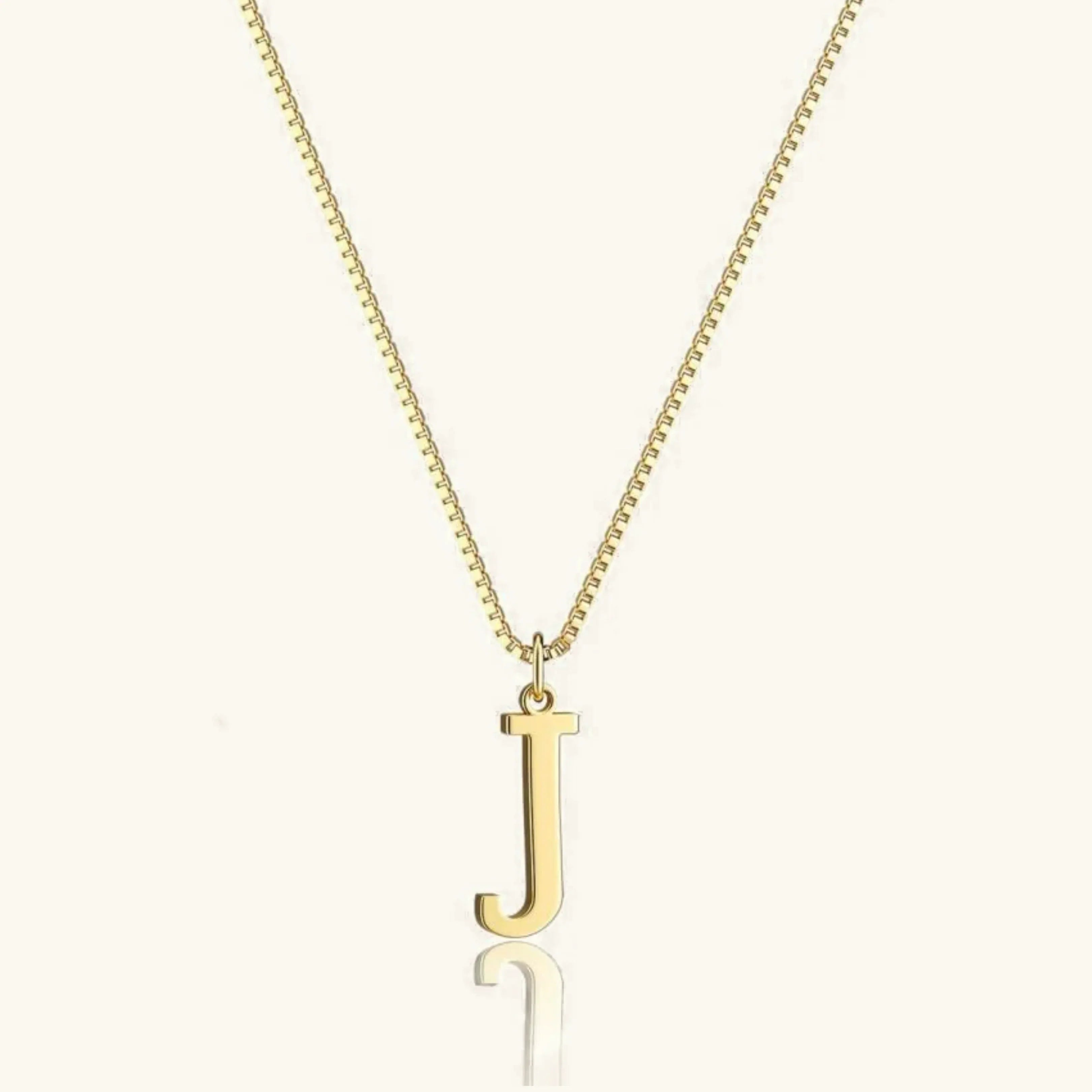 Therese Bokstav-Initial Gullhalskjede