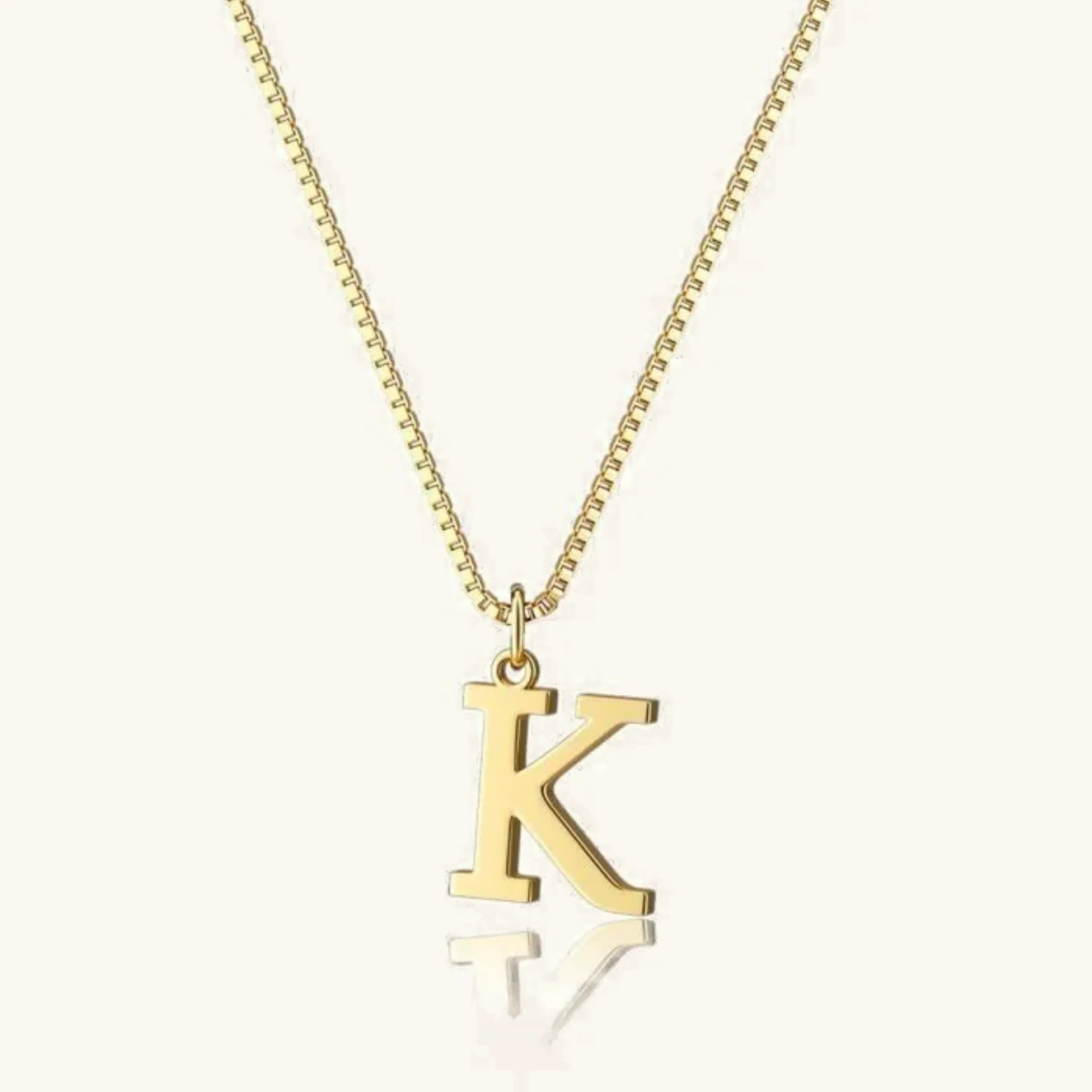 Therese Bokstav-Initial Gullhalskjede