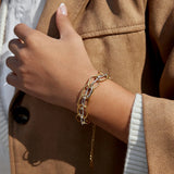 Ramona tofarget multilink armbånd