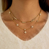 Fortune Diamond Clover Halskjede