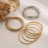 Shannon gull bangle-sett