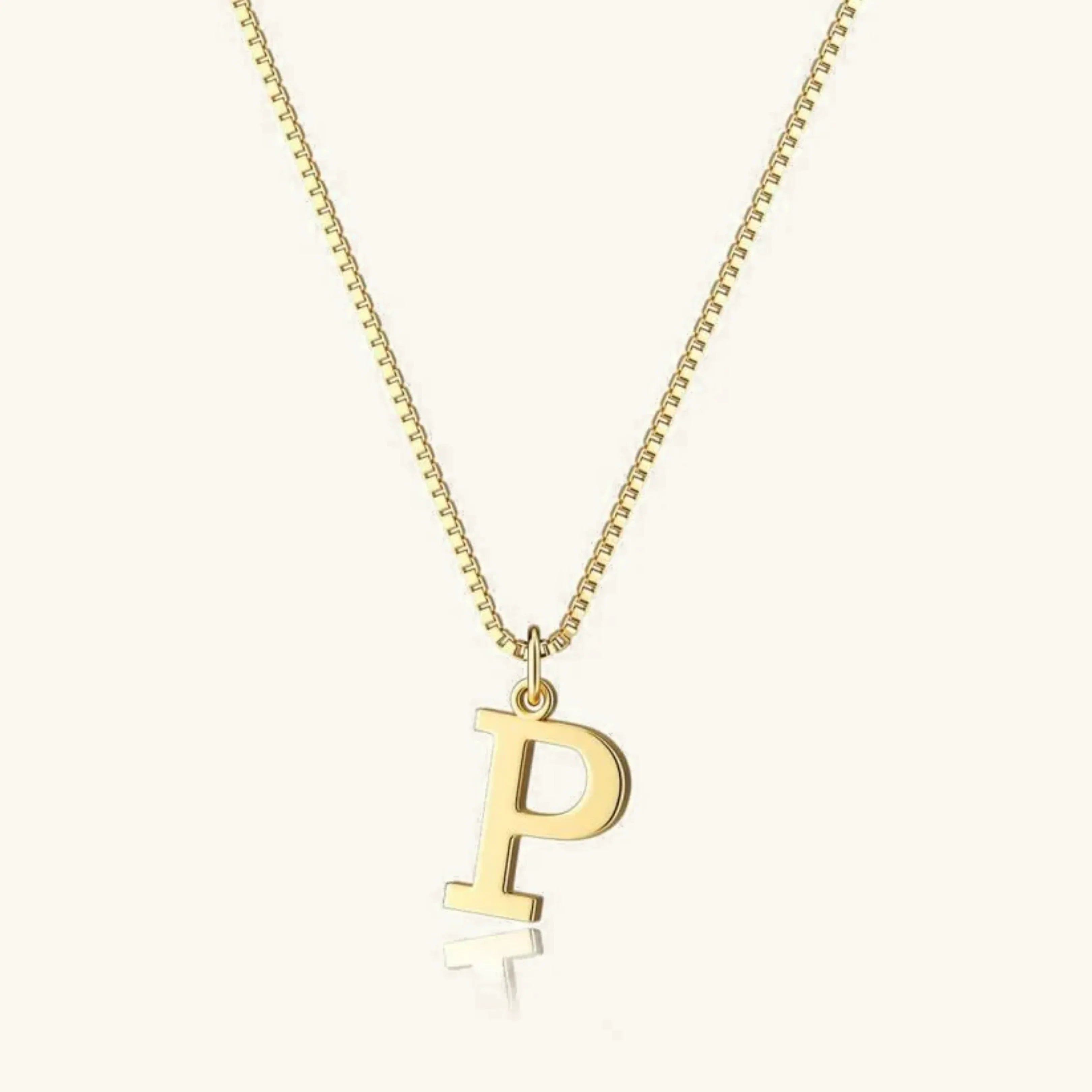 Therese Bokstav-Initial Gullhalskjede