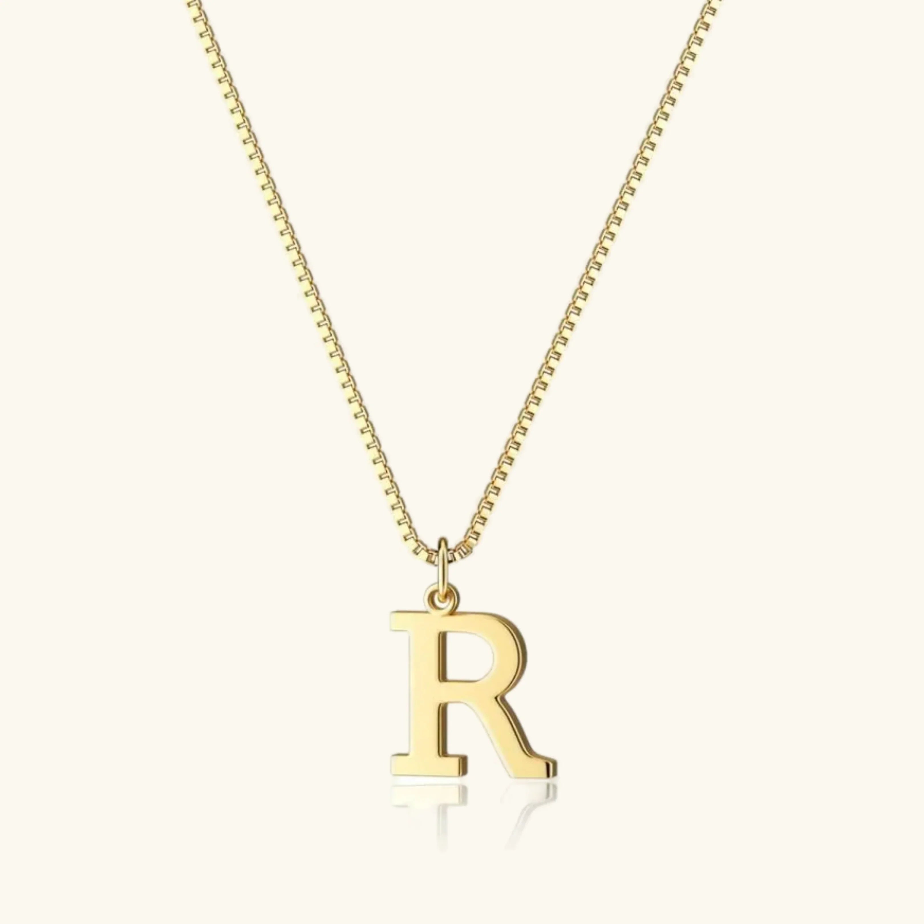 Therese Bokstav-Initial Gullhalskjede
