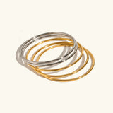 Shannon gull bangle-sett