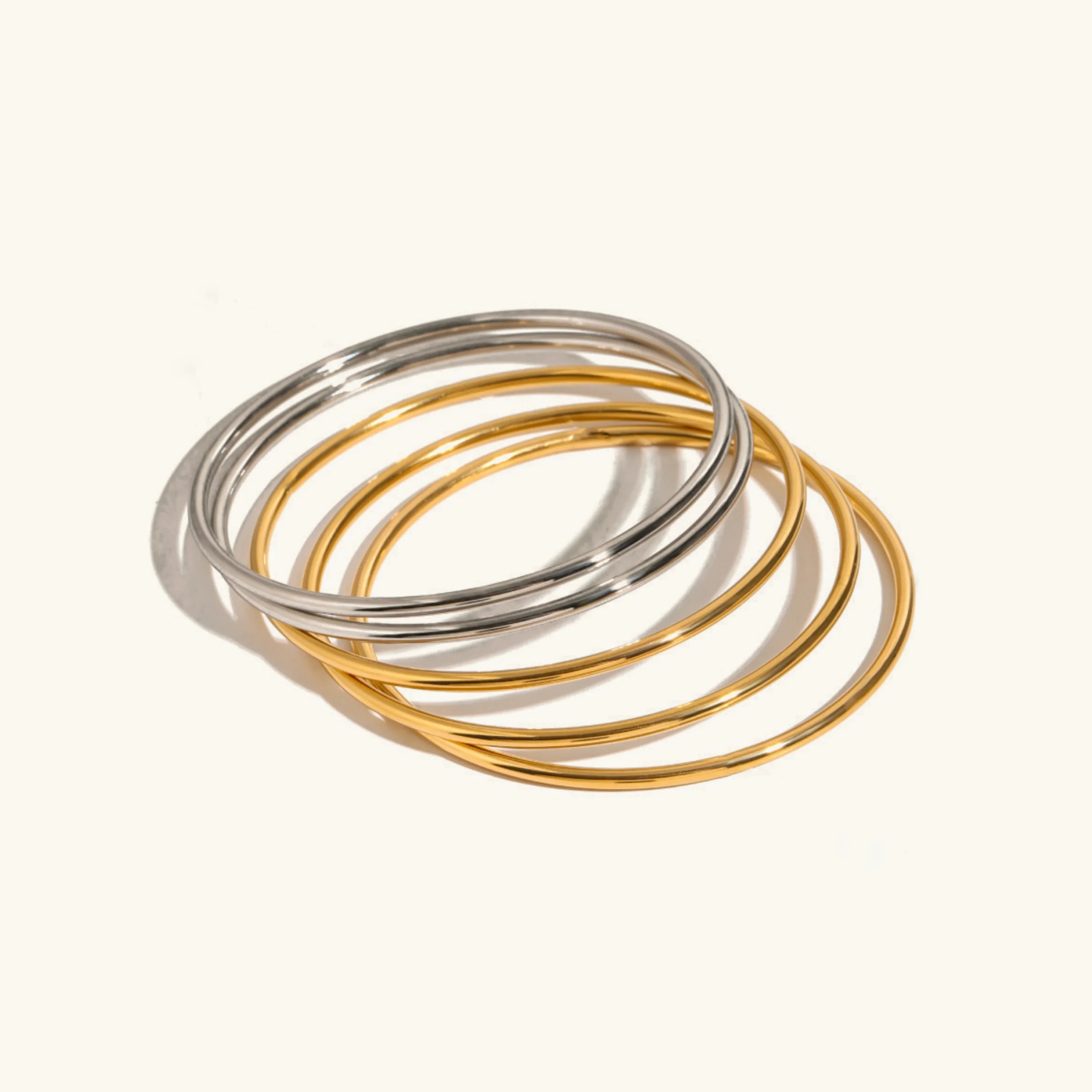 Shannon gull bangle-sett