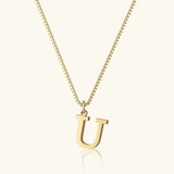 Therese Bokstav-Initial Gullhalskjede