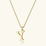 Therese Bokstav-Initial Gullhalskjede
