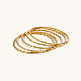 Shannon gull bangle-sett